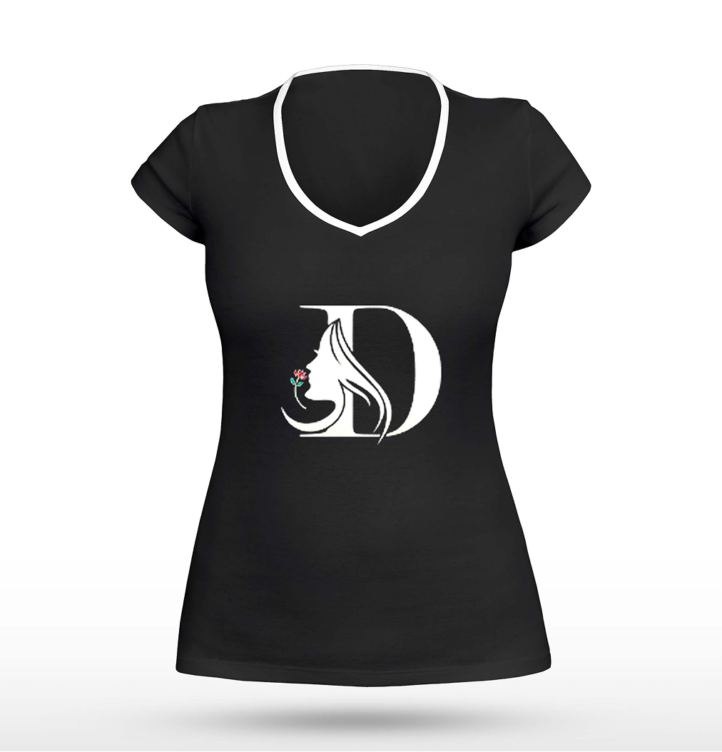 Chic Minimalist Ladies' V-Neck T-Shirt, Casual Style, Everyday Wear, Perfect for Gifting, Suitable for Summer Events, Relaxed Fit